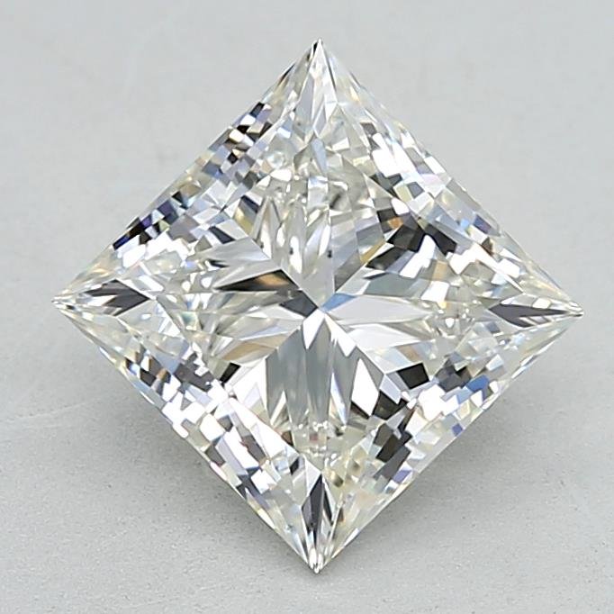 3.02ct G VS1 Rare Carat Ideal Cut Princess Lab Grown Diamond