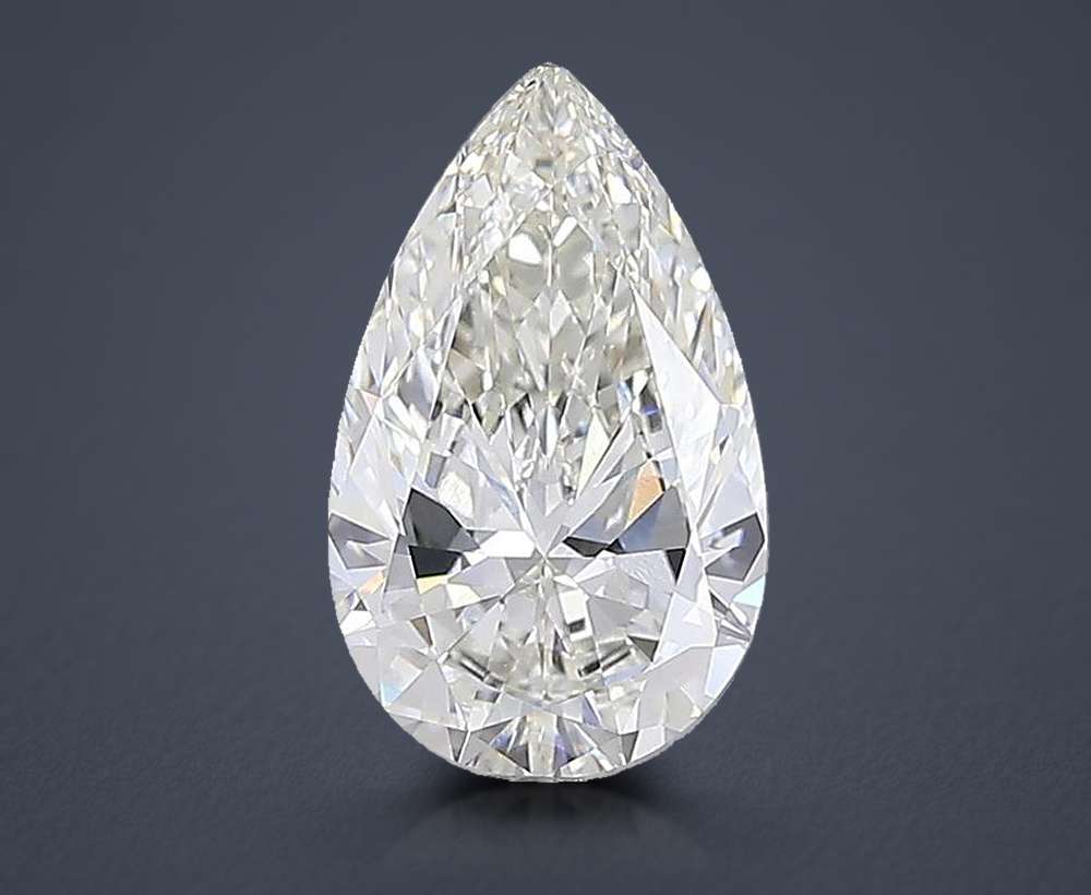 5.54 Carat Pear Lab Diamond