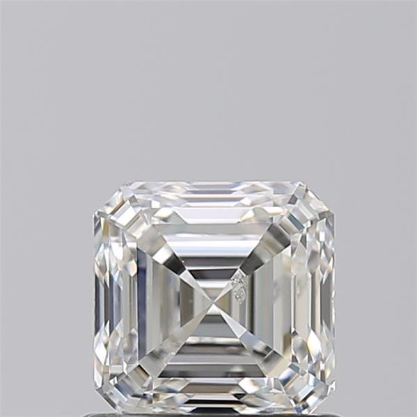1.01ct H SI2 Rare Carat Ideal Cut Asscher Diamond