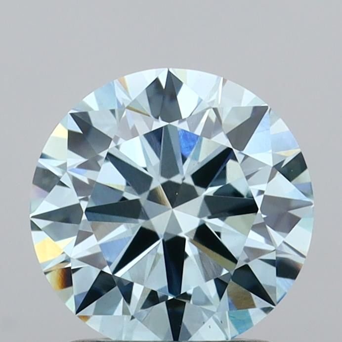1.42 Ct. Fancy Intense Blue Round Lab Diamond