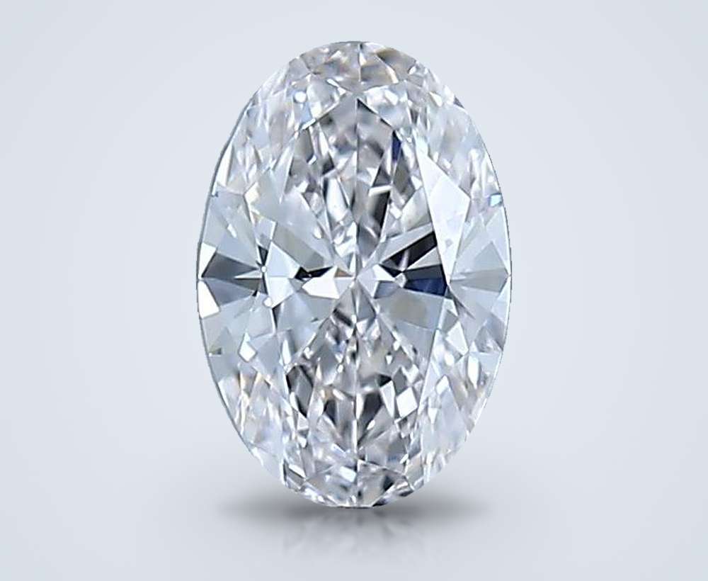 0.60 Carat Oval Lab Diamond