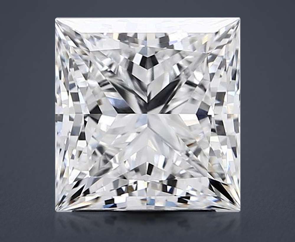 2.84 Carat Princess Lab Diamond