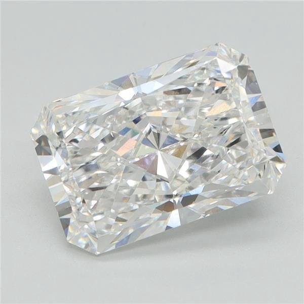 2.71ct D VS1 Rare Carat Ideal Cut Radiant Lab Grown Diamond