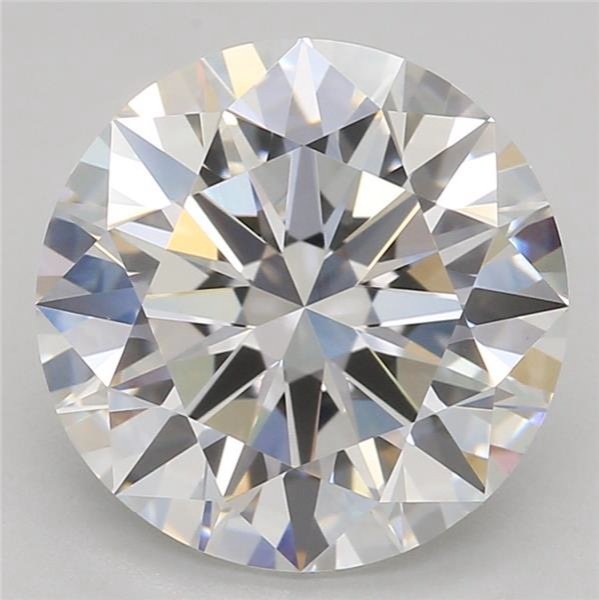 2.54ct F VVS2 Rare Carat Ideal Cut Round Lab Grown Diamond