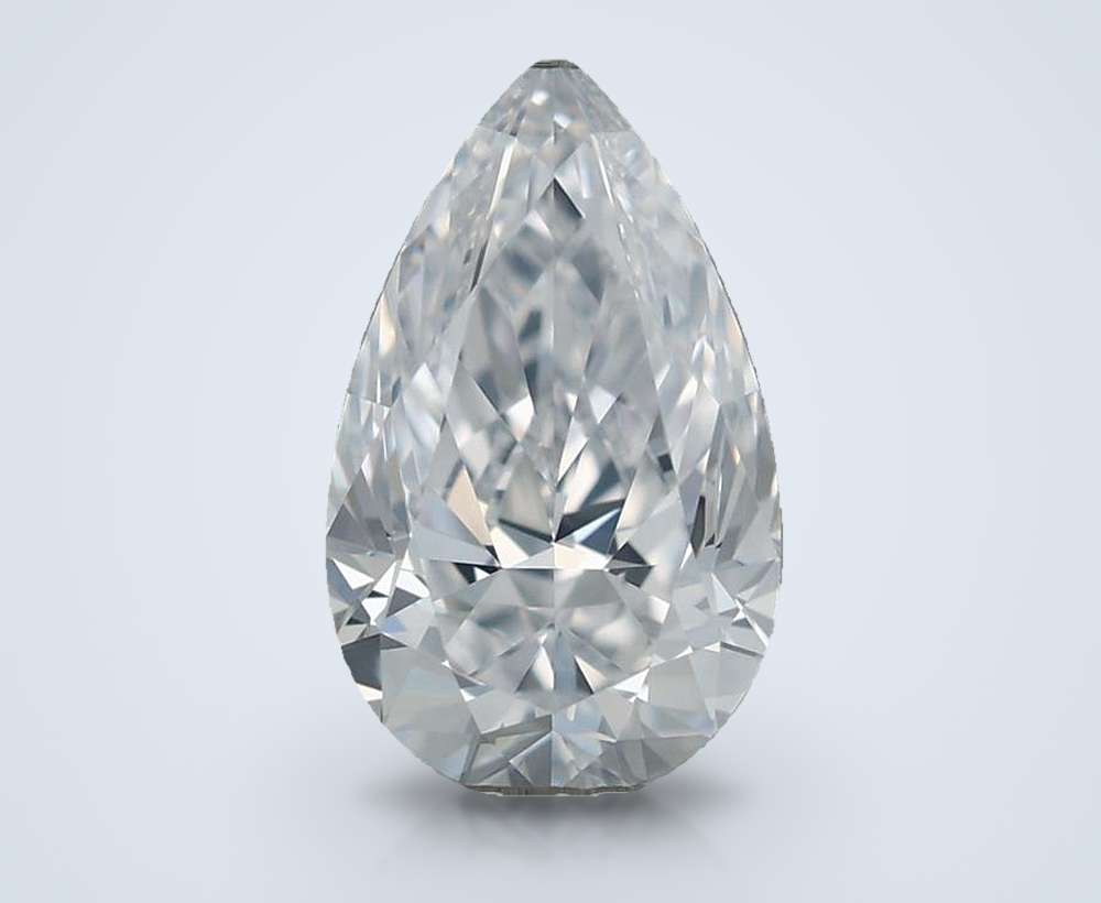 0.50 Carat Pear Natural Diamond