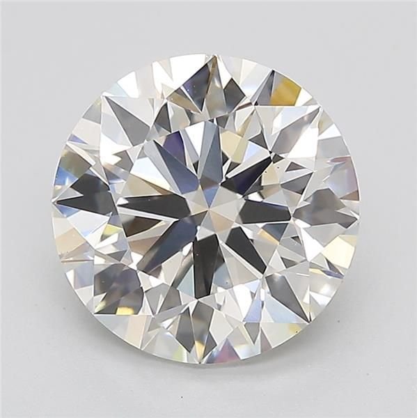 3.36ct G VS1 Rare Carat Ideal Cut Round Lab Grown Diamond