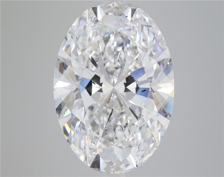 7.60ct F SI1 Rare Carat Ideal Cut Oval Lab Grown Diamond