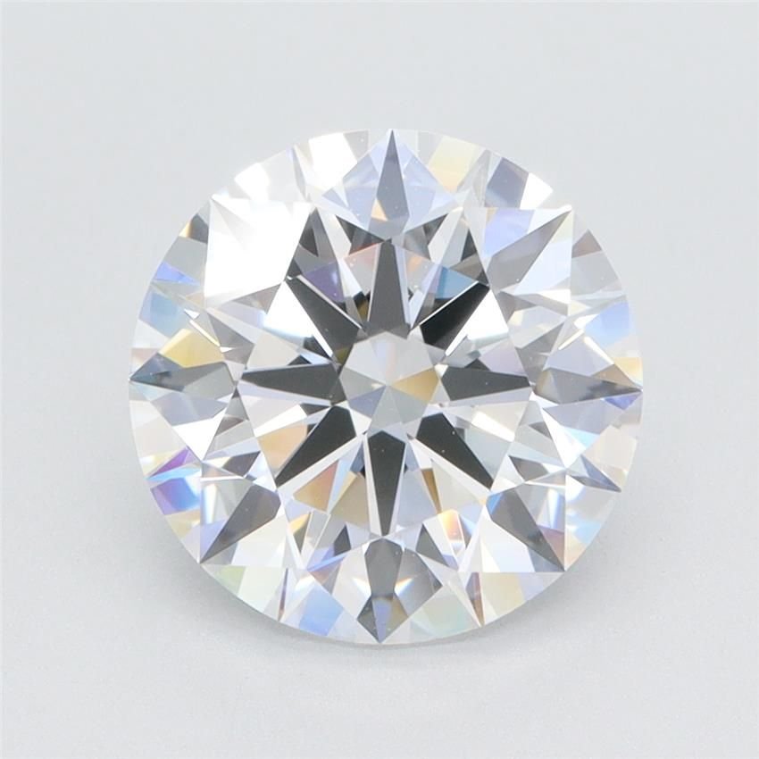 3.26ct D VVS1 Rare Carat Ideal Cut Round Lab Grown Diamond