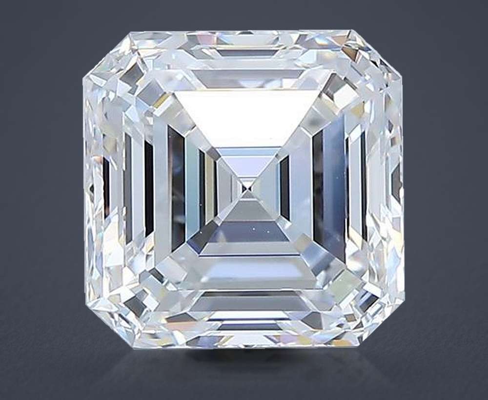 3.00 Carat Asscher Natural Diamond