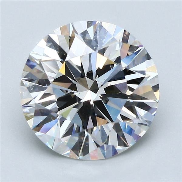 3.39ct H VS2 Very Good Cut Round Diamond