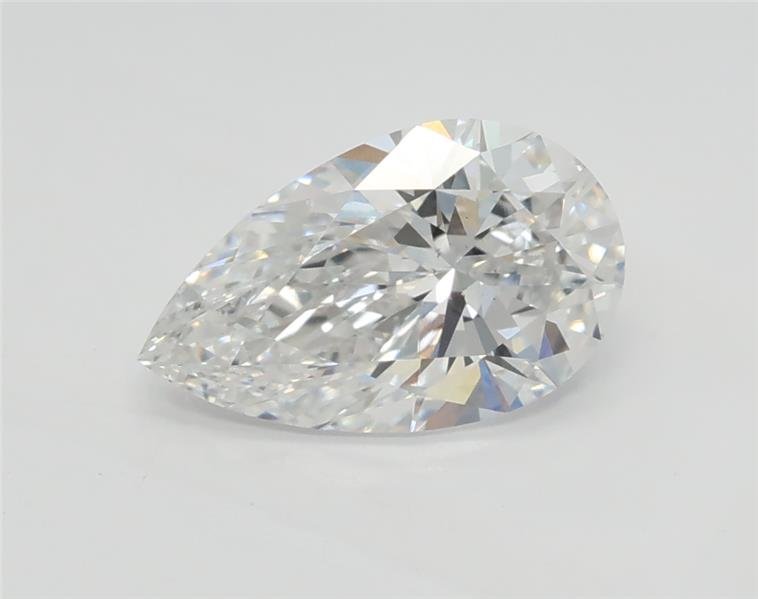 1.01ct E VS2 Rare Carat Ideal Cut Pear Lab Grown Diamond