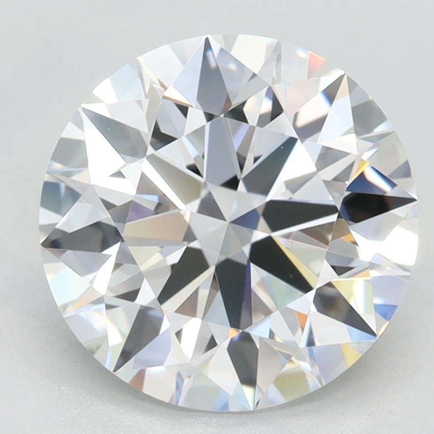 2.57ct D VVS1 Rare Carat Ideal Cut Round Lab Grown Diamond