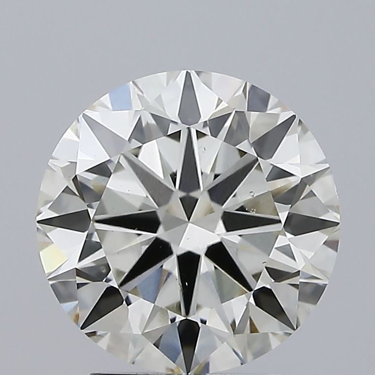 2.52ct J VS2 Very Good Cut Round Lab Grown Diamond