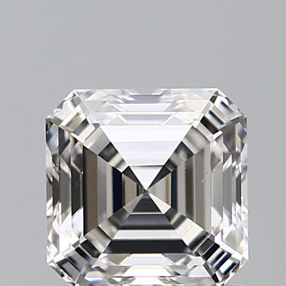 1.07ct F VS1 Rare Carat Ideal Cut Asscher Lab Grown Diamond