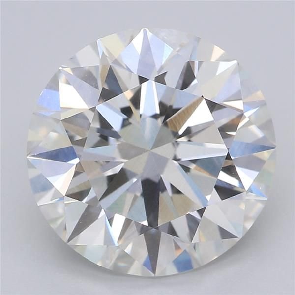 4.05ct F VVS2 Rare Carat Ideal Cut Round Lab Grown Diamond