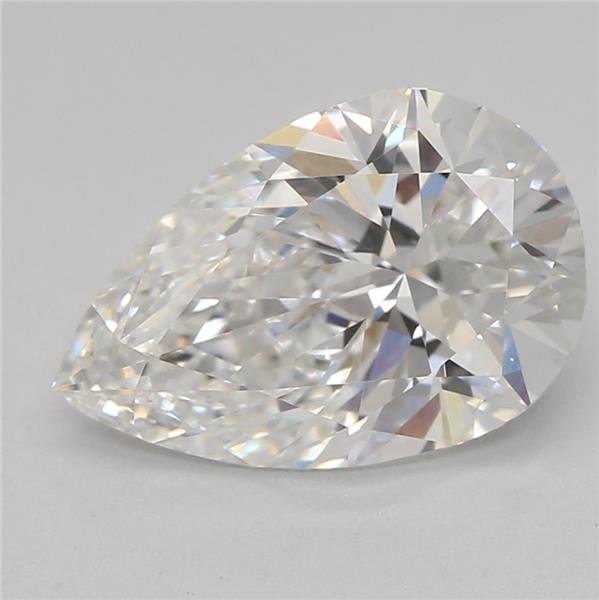 1.55ct E VS1 Rare Carat Ideal Cut Pear Lab Grown Diamond