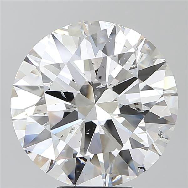 6.51ct G SI2 Rare Carat Ideal Cut Round Diamond