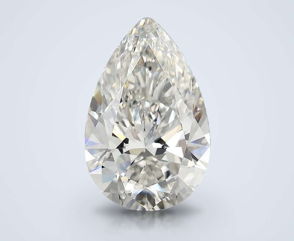 5.00 Carat Pear Lab Diamond