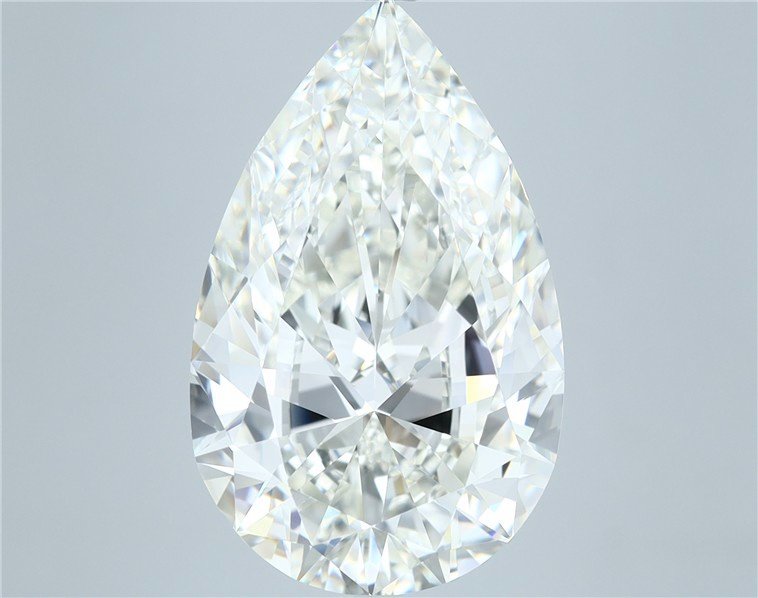 8.05ct J FL Rare Carat Ideal Cut Pear Diamond