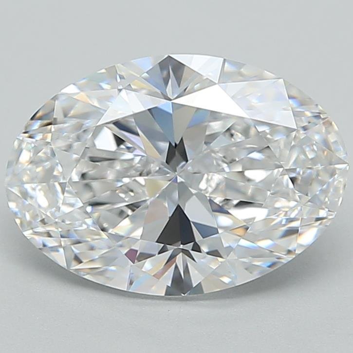 2.57ct D VVS1 Rare Carat Ideal Cut Oval Lab Grown Diamond