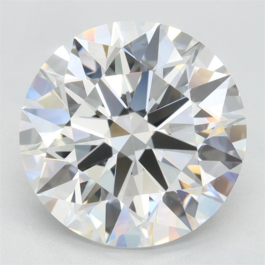 3.18ct F VVS1 Rare Carat Ideal Cut Round Lab Grown Diamond