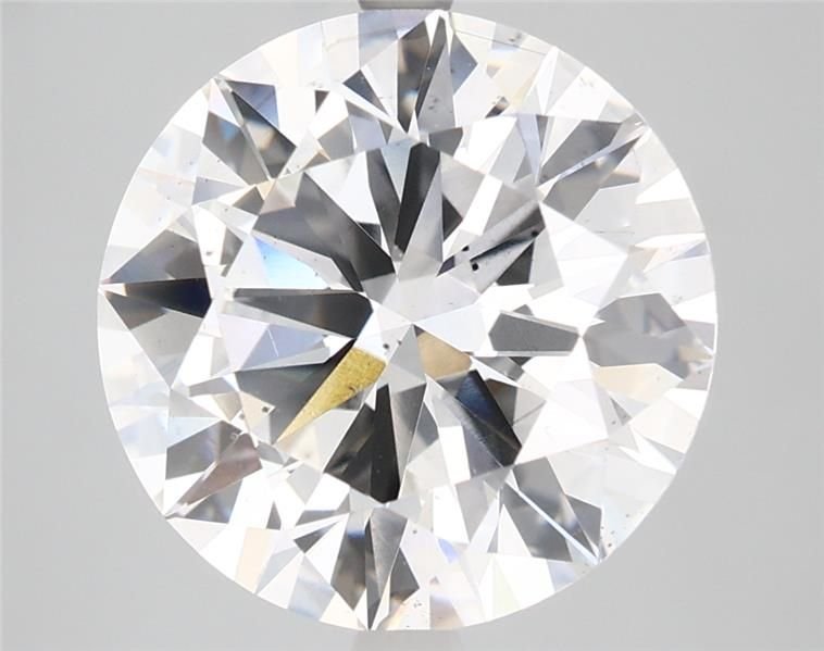 6.11ct F SI1 Rare Carat Ideal Cut Round Lab Grown Diamond