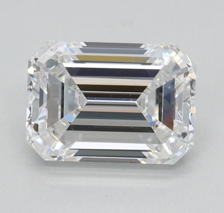 1.03ct D VS2 Rare Carat Ideal Cut Emerald Lab Grown Diamond