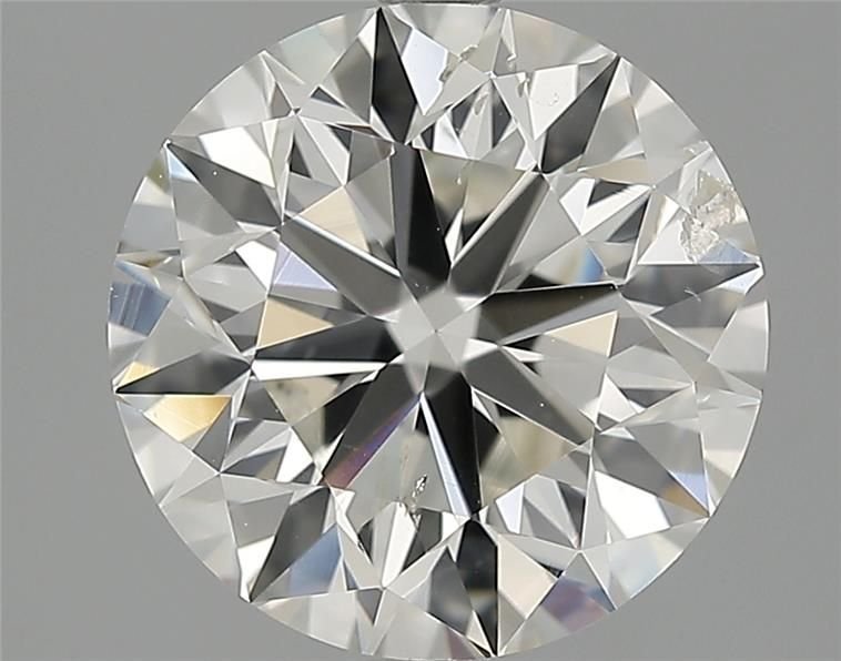 3.26ct J SI2 Very Good Cut Round Diamond