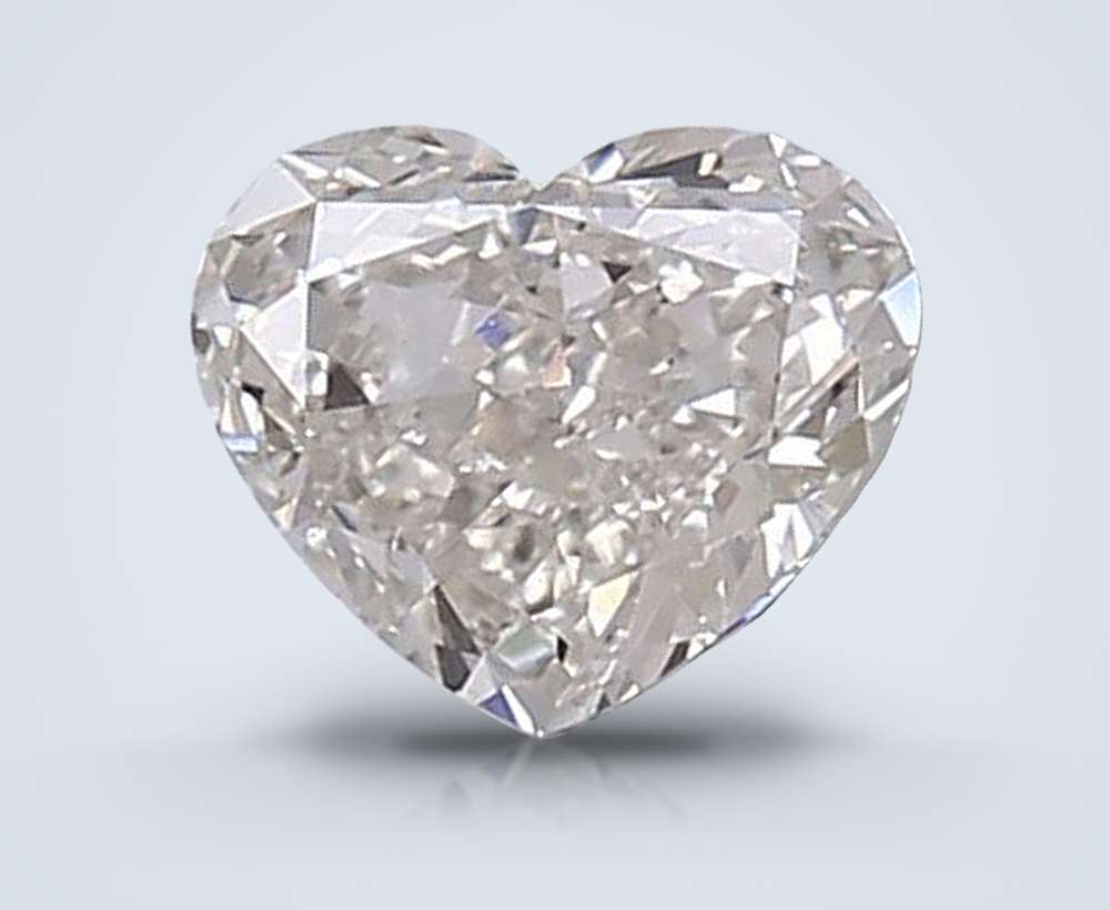 0.91 Carat Heart Lab Diamond