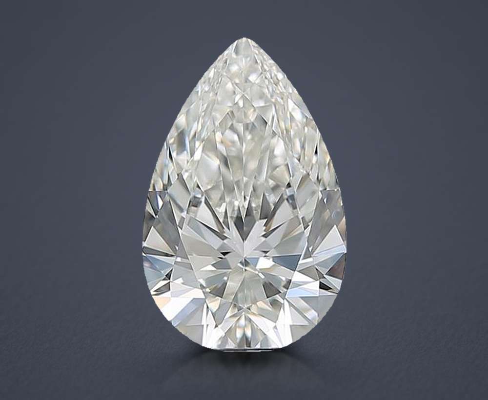 1.50 Carat Pear Natural Diamond