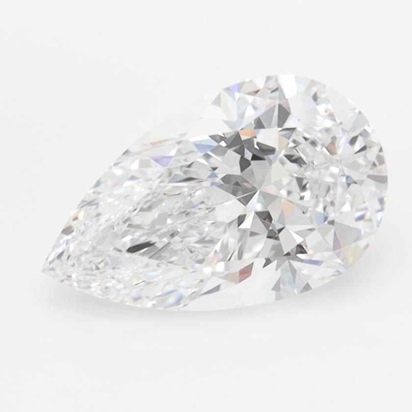1.44ct D VVS2 Rare Carat Ideal Cut Pear Lab Grown Diamond