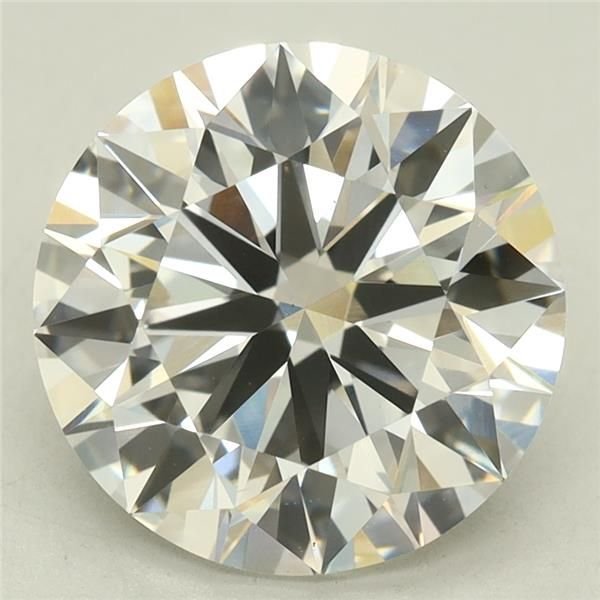 3.00ct D VS1 Excellent Cut Round Lab Grown Diamond