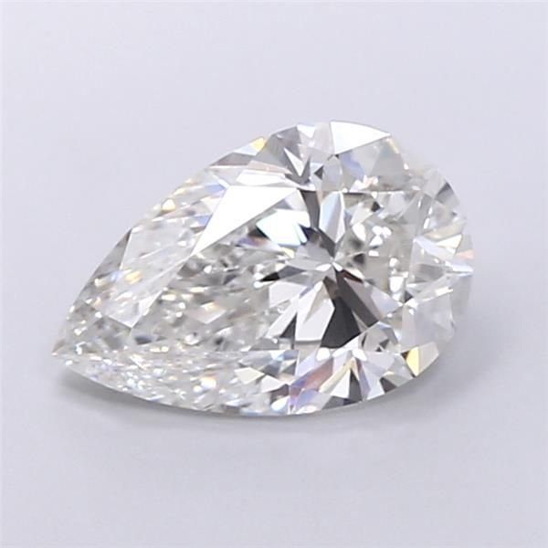 4.04ct F VVS2 Rare Carat Ideal Cut Pear Lab Grown Diamond