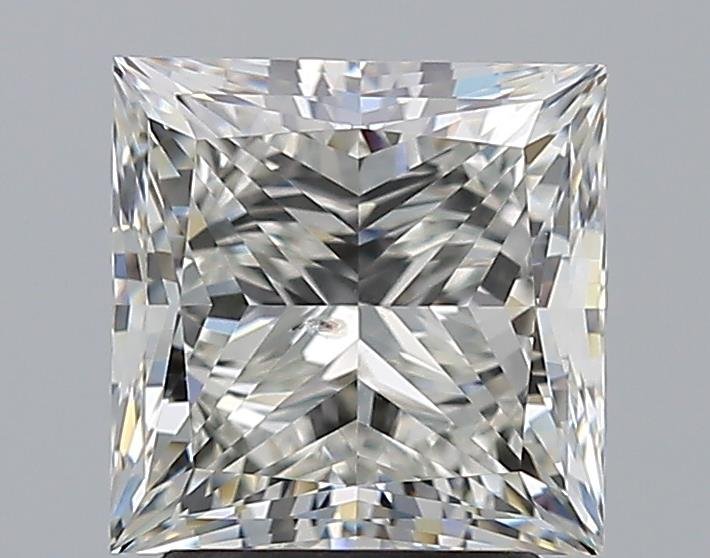 2.81ct I SI2 Rare Carat Ideal Cut Princess Diamond