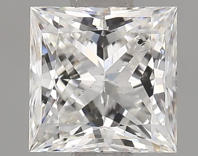 0.94ct F SI1 Rare Carat Ideal Cut Princess Lab Grown Diamond