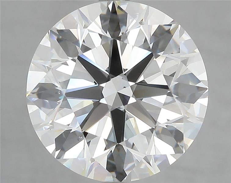 7.02ct H VS2 Rare Carat Ideal Cut Round Diamond