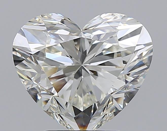 3.00ct K SI2 Rare Carat Ideal Cut Heart Diamond