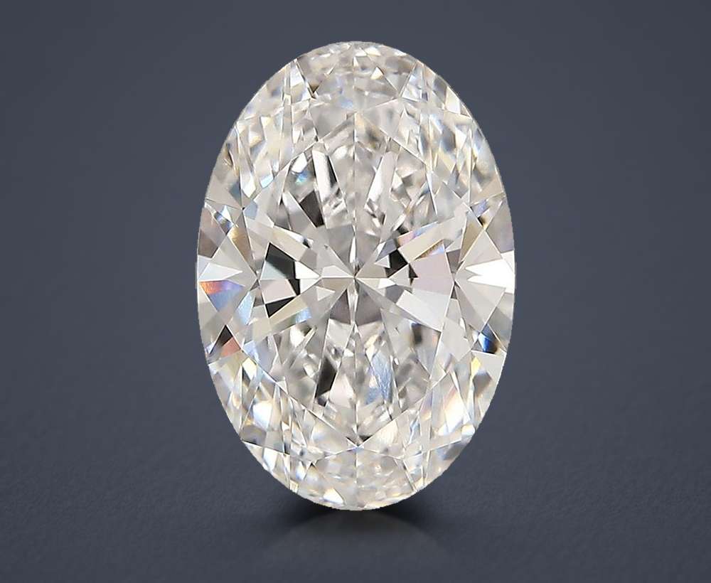 3.87 Carat Oval Lab Diamond