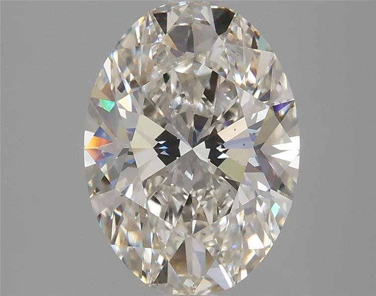 2.53ct H VS2 Rare Carat Ideal Cut Oval Lab Grown Diamond