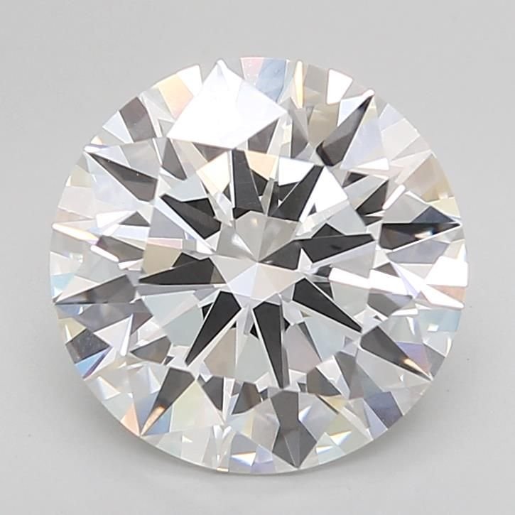 3.52ct D VVS2 Rare Carat Ideal Cut Round Lab Grown Diamond