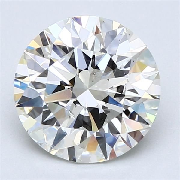 2.30ct I SI2 Rare Carat Ideal Cut Round Diamond