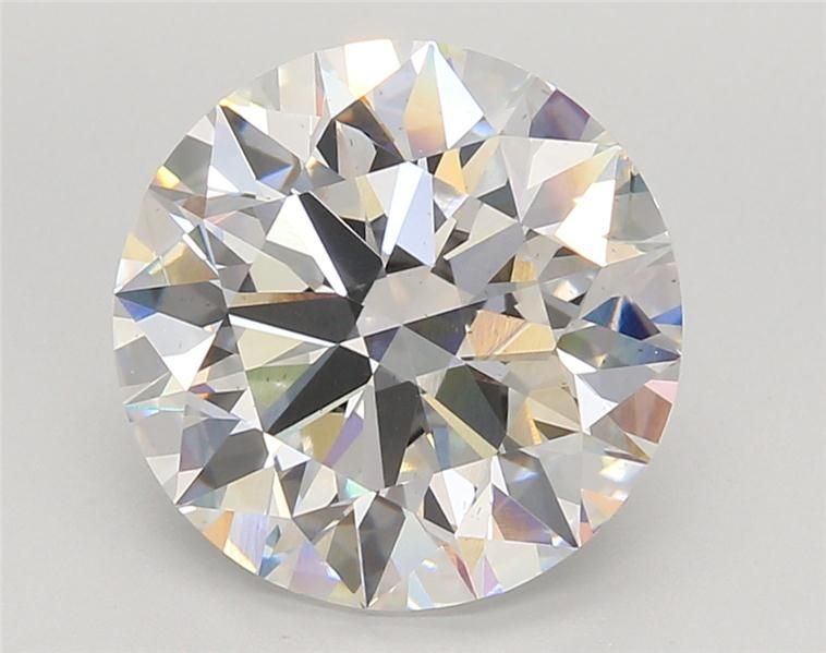 4.98ct F VS2 Rare Carat Ideal Cut Round Lab Grown Diamond