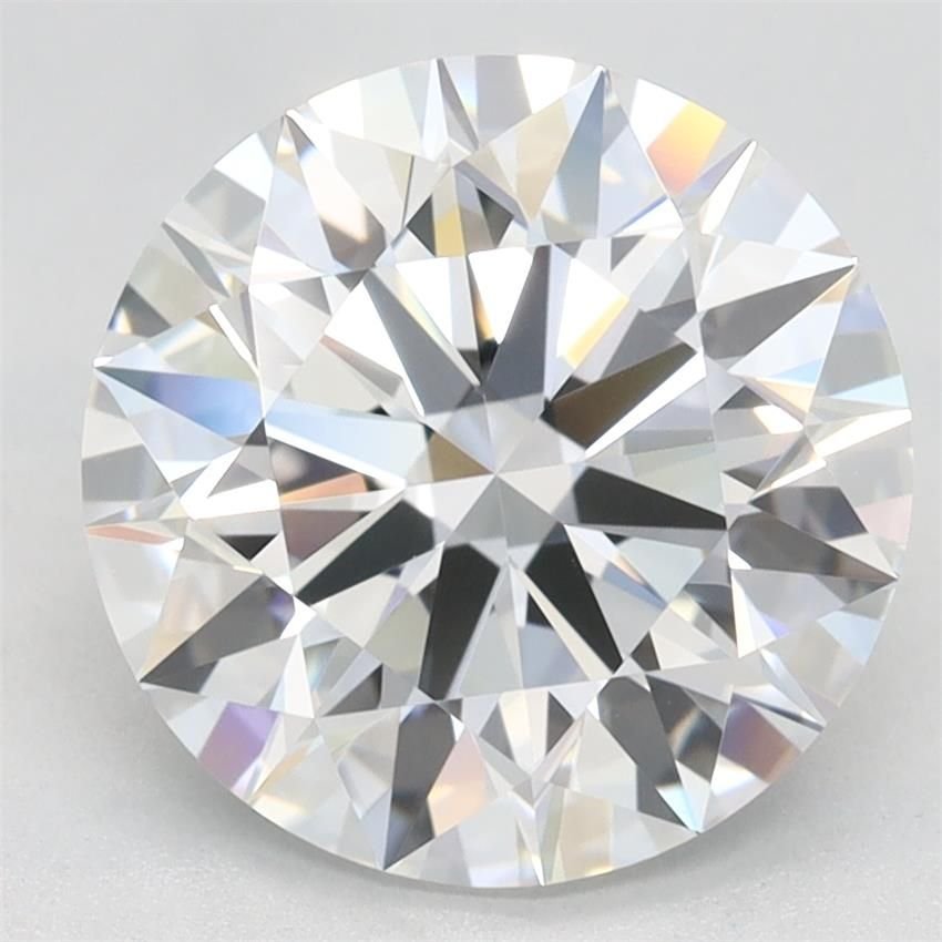 3.09ct E VVS1 Rare Carat Ideal Cut Round Lab Grown Diamond