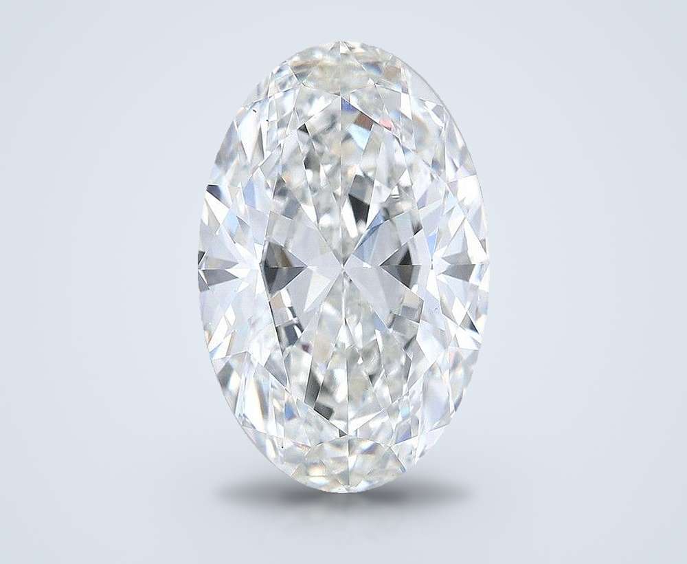 7.52 Carat Oval Lab Diamond
