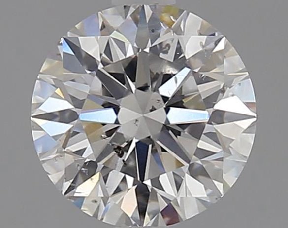 1.73ct F SI2 Rare Carat Ideal Cut Round Diamond