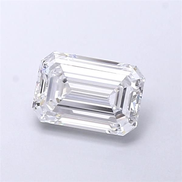 1.11ct D VS2 Rare Carat Ideal Cut Emerald Lab Grown Diamond