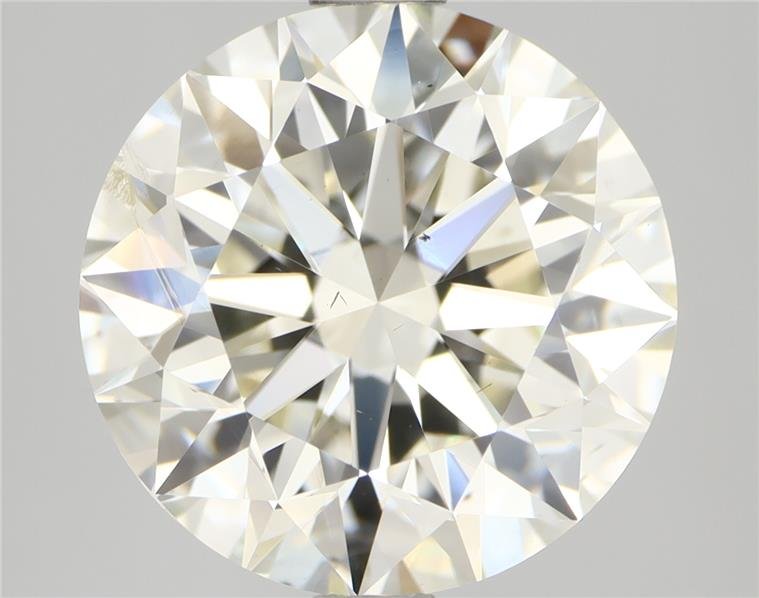 3.01ct J SI1 Excellent Cut Round Diamond