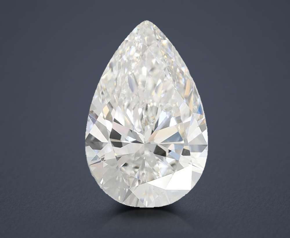 1.55 Carat Pear Lab Diamond