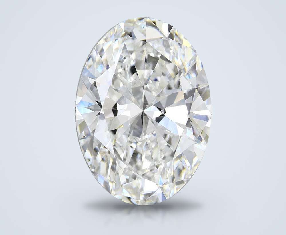 4.96 Carat Oval Lab Diamond