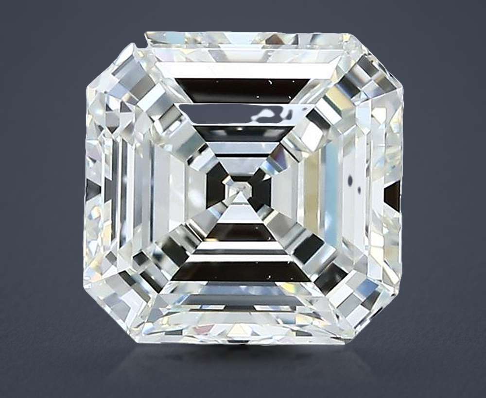 3.02 Carat Asscher Natural Diamond